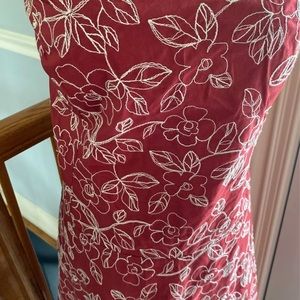 Torrid red strapless fit and flair dress